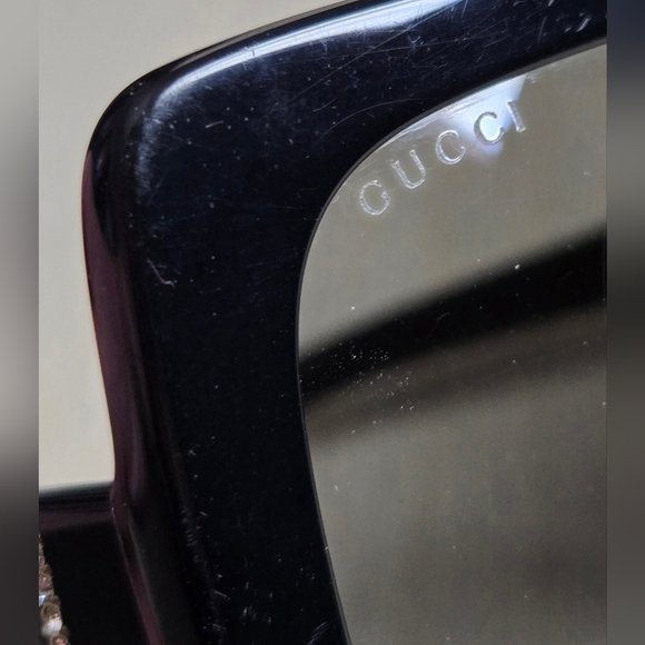 Gucci GG0418s Crystal Embellished Sunglasses Retail $550 - Picture 8 of 14